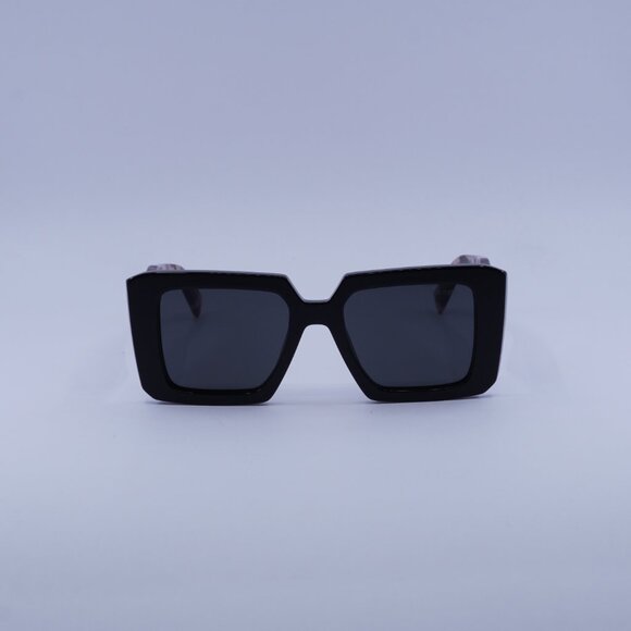 🕶️ New Prada PR23YS 1AB5S0 Sunglasses - Black Frame, Dark Grey Lenses - Picture 4 of 12
